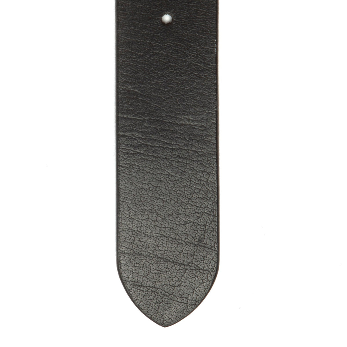 Solid Antique Brass Hardware &amp; Heavy-Duty Dual Zipper Detail on Morrison Full-Grain Leather Belt til Mænd