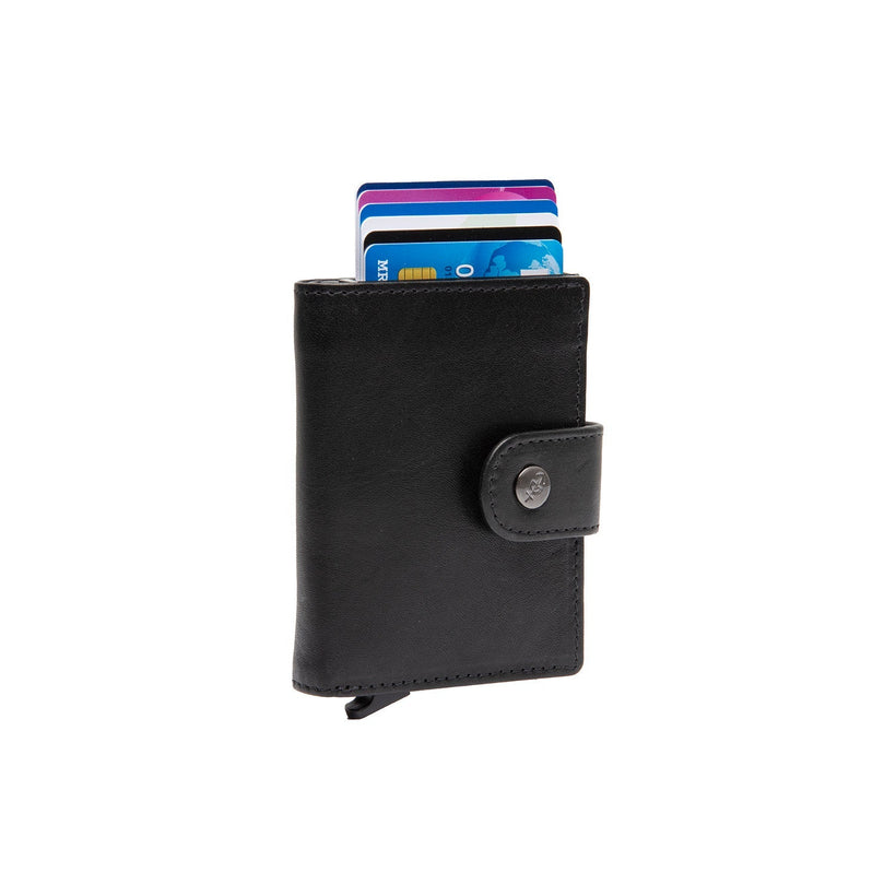 Barrea Full-Grain Leather Card Holder til Kvinder