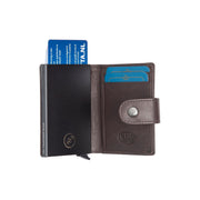 Barrea Full-Grain Leather Card Holder til Kvinder – alternate product view 3