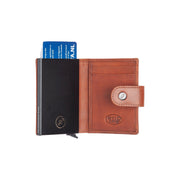 Barrea Full-Grain Leather Card Holder til Kvinder – alternate product view 3