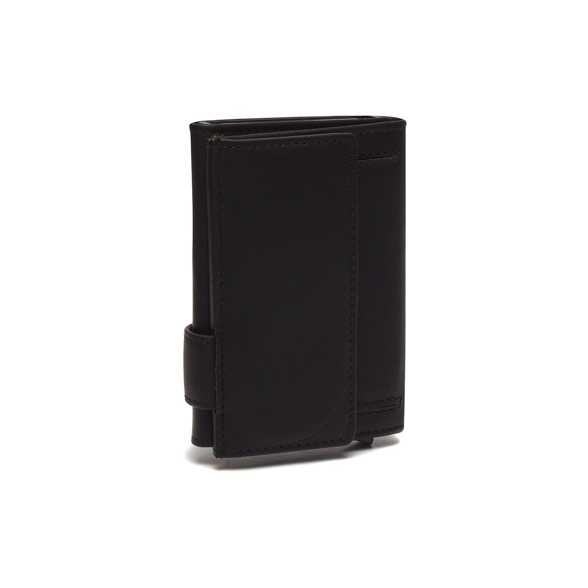 
Classic 100% Full-Grain Leather Card Holder - Bagfra med forstærkede læderremme og syninger