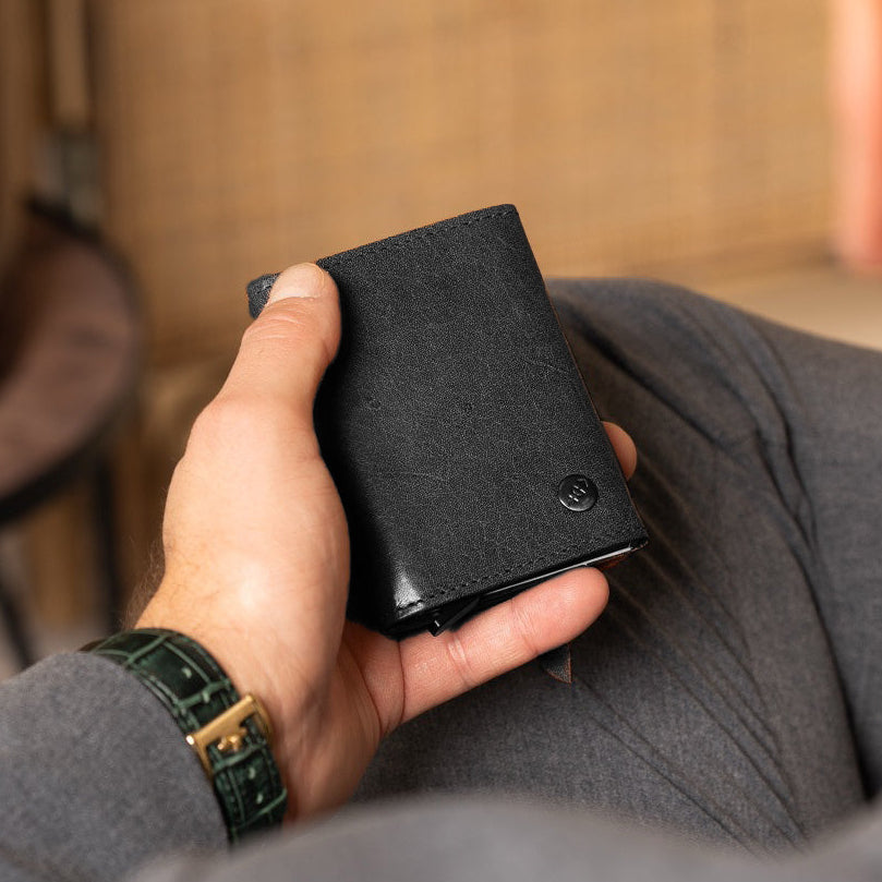 Gabriela Full-Grain Leather Card Holder til Kvinder