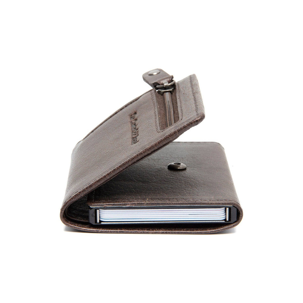 Gabriela Full-Grain Leather Card Holder til Kvinder – alternate product view 3
