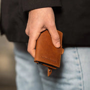 Lagos Full-Grain Leather Card Holder til Kvinder – alternate product view 2
