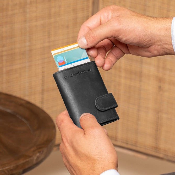 Leicester Full-Grain Leather Card Holder til Kvinder
