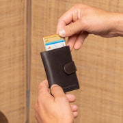 Leipzig Full-Grain Leather Card Holder til Kvinder – alternate product view 2