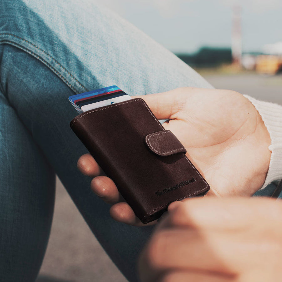 Loughton Full-Grain Leather Card Holder til Kvinder – alternate product view 2