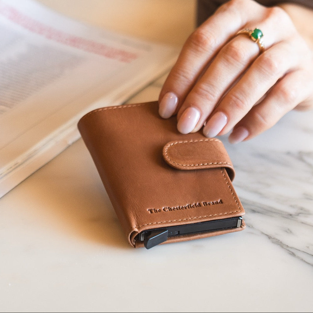 Loughton Full-Grain Leather Card Holder til Kvinder – alternate product view 2