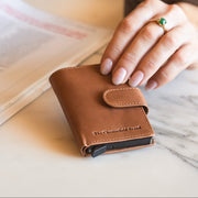 Loughton Full-Grain Leather Card Holder til Kvinder – alternate product view 2
