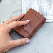 Mannheim Full-Grain Leather Card Holder til Kvinder – alternate product view 2