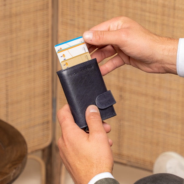 Mannheim Full-Grain Leather Card Holder til Kvinder – alternate product view 2