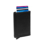 Palma Full-Grain Leather Card Holder til Kvinder in Classic 100% Full-Grain Leather - Full Exterior Front Profile View | Buy Online