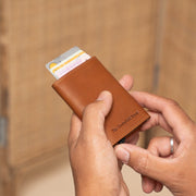 Palma Full-Grain Leather Card Holder til Kvinder – alternate product view 2