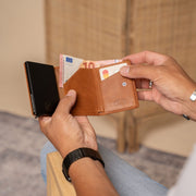 Palma Full-Grain Leather Card Holder til Kvinder – alternate product view 3