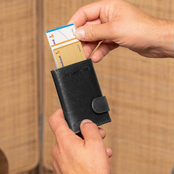 Portland Full-Grain Leather Card Holder til Kvinder