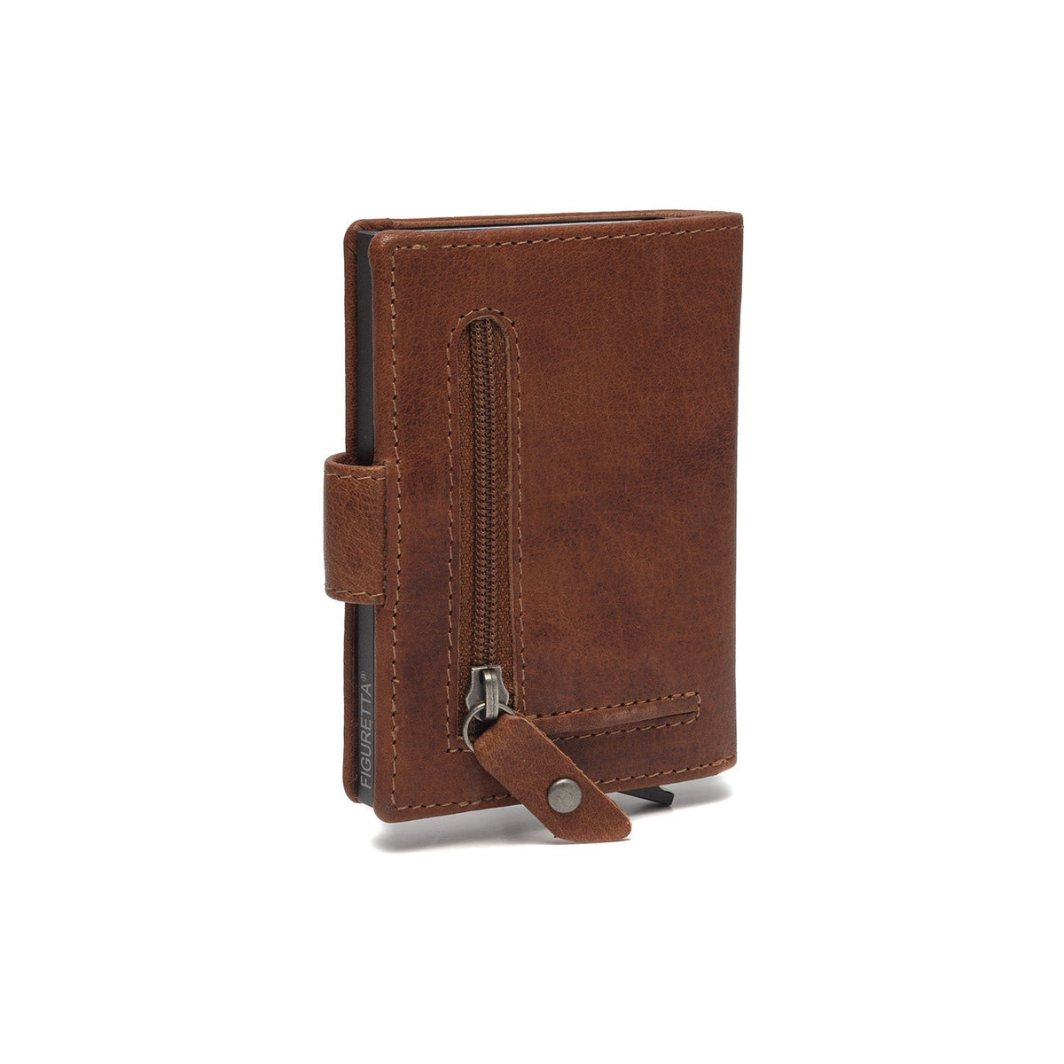 Prague Full-Grain Leather Card Holder til Kvinder – alternate product view 3