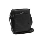 Alva Full-Grain Leather Crossbody Bag til Mænd in Classic 100% Full-Grain Leather - Full Exterior Front Profile View | Buy Online