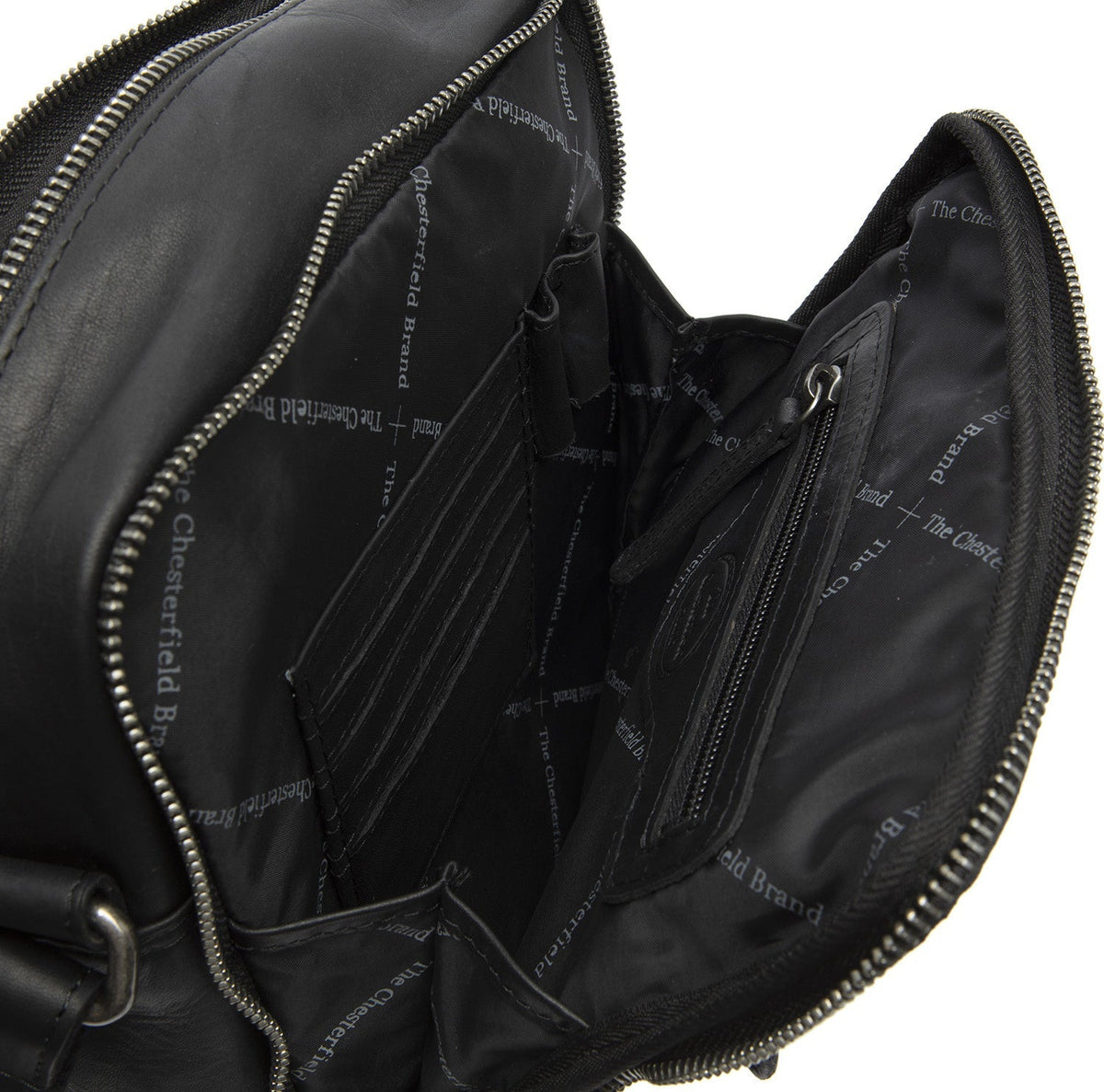 Classic 100% Full-Grain leather Bag - Rear Perspective Showing Reinforced Leather Straps &amp; Stitching