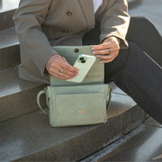 Ann Full-Grain Leather Crossbody Bag til Kvinder – alternate product view 3