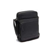 Anzora Full-Grain Leather Crossbody Bag til Mænd in Classic 100% Full-Grain Leather - Full Exterior Front Profile View | Buy Online