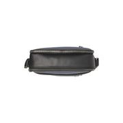 Arendal Full-Grain Leather Crossbody Bag til Mænd - Structured Side Profile Showing Gusset Depth &amp; Expansion Capacity