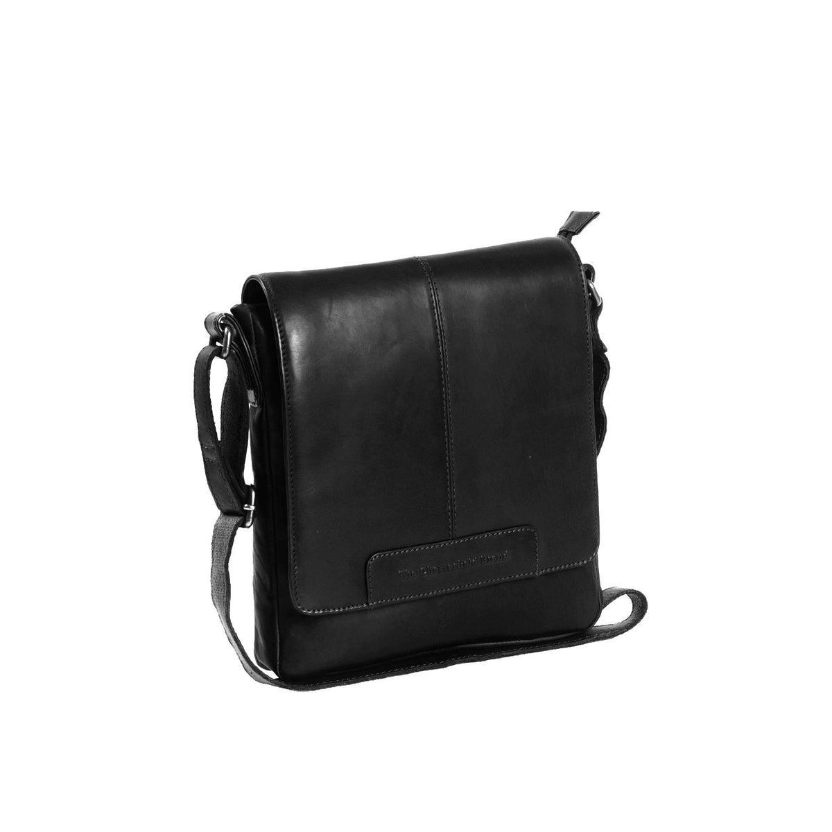 Bodin Full-Grain Leather Crossbody Bag i klassisk 100% kernelæder - Full Exterior Forfra med skræddersyet silhuet | Køb online