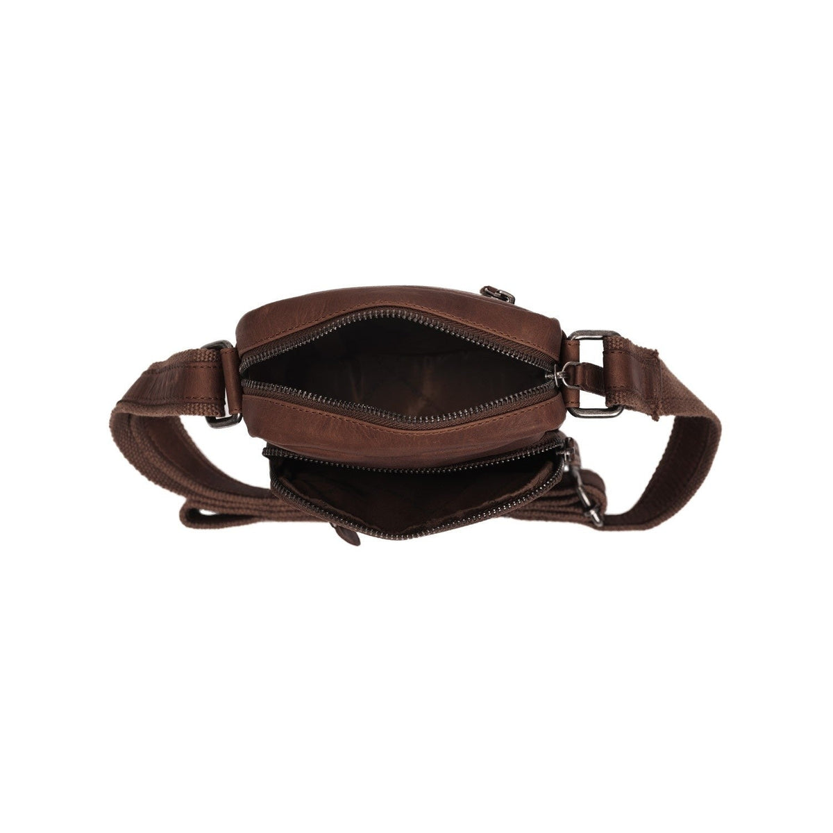 Bremen Full-Grain Leather Crossbody Bag til Mænd – alternate product view 3