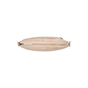 
Classic 100% Full-Grain leather Bag - Bagfra med forstærkede læderremme og syninger