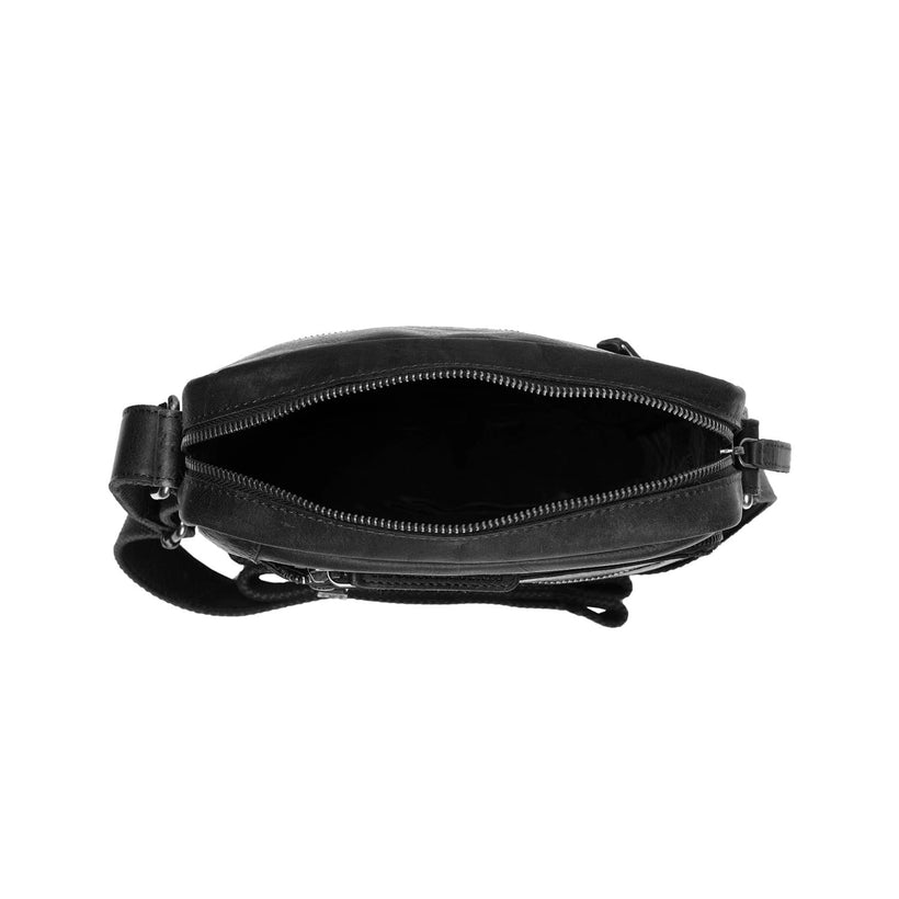 Dessau Full-Grain Leather Crossbody Bag til Mænd