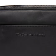 Classic 100% Full-Grain leather Bag - Rear Perspective Showing Reinforced Leather Straps &amp; Stitching