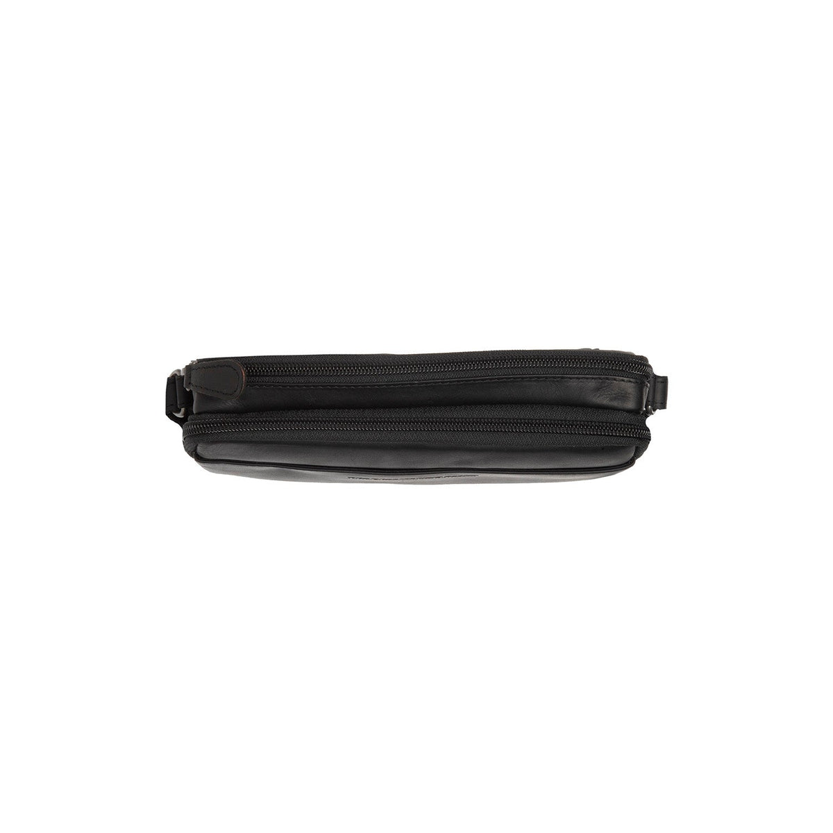 Ellon Full-Grain Leather Crossbody Bag til Kvinder - Structured Side Profile Showing Gusset Depth &amp; Expansion Capacity