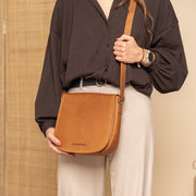Everglades Full-Grain Leather Crossbody Bag til Kvinder – alternate product view 3