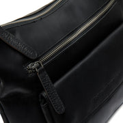 
Classic 100% Full-Grain leather Bag - Bagfra med forstærkede læderremme og syninger