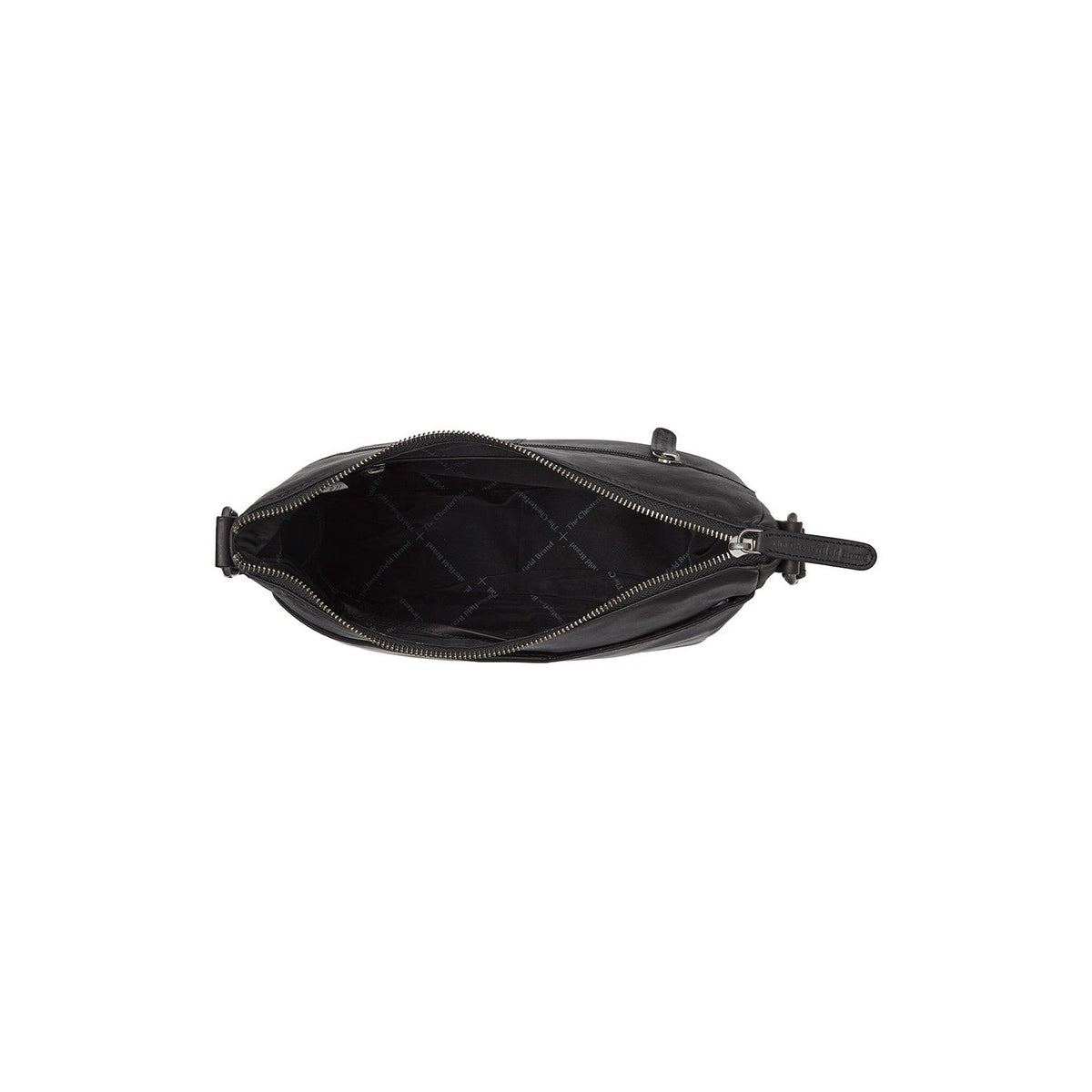 Henderson Full-Grain Leather Crossbody Bag til Kvinder - Structured Side Profile Showing Gusset Depth &amp; Expansion Capacity
