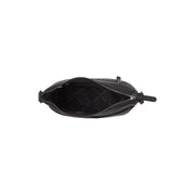 Henderson Full-Grain Leather Crossbody Bag til Kvinder - Structured Side Profile Showing Gusset Depth &amp; Expansion Capacity