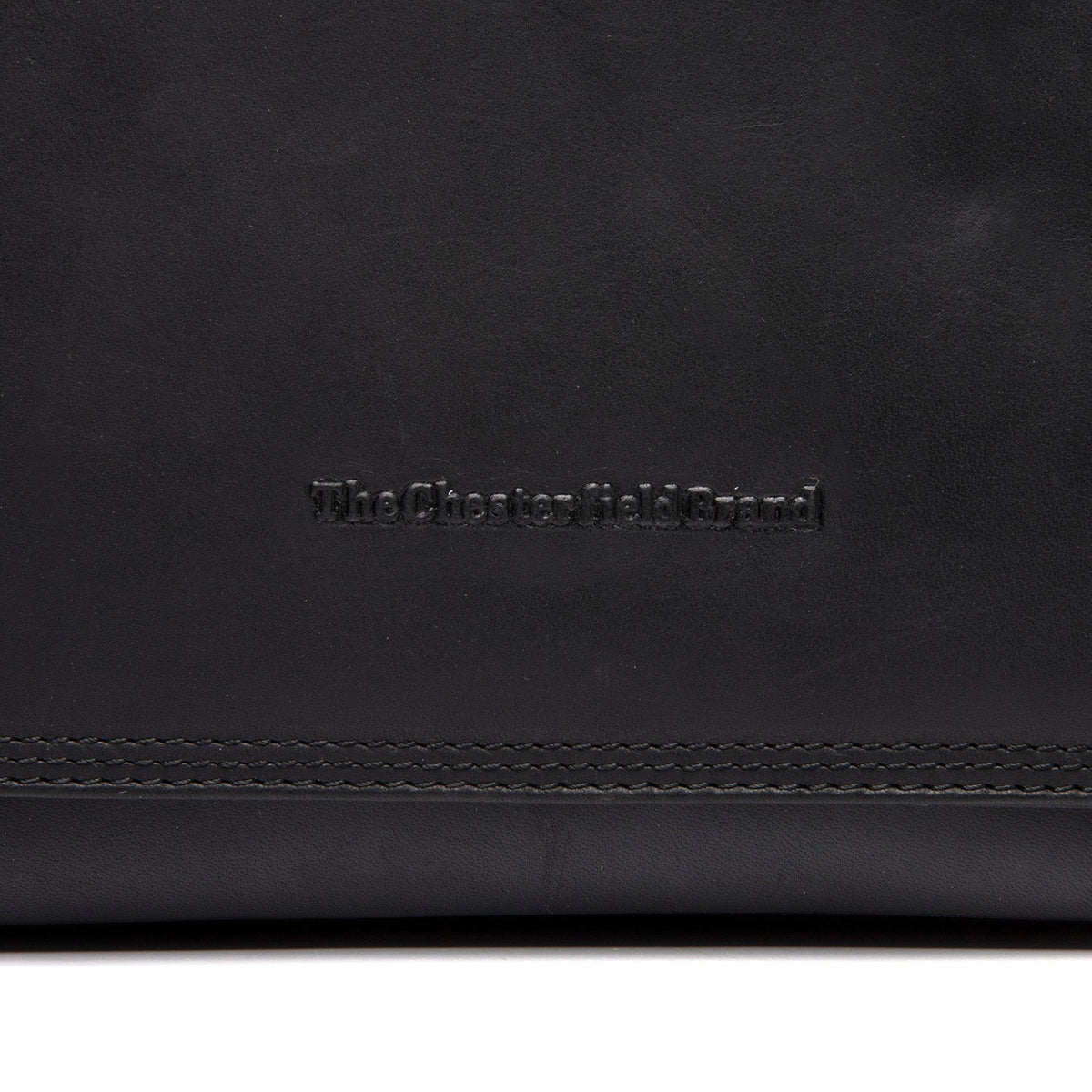 
Classic 100% Full-Grain leather Bag - Bagfra med forstærkede læderremme og syninger