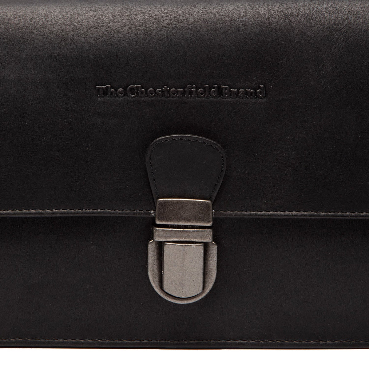 Lucca Full-Grain Leather Crossbody Bag - Struktureret sideprofil med rummelighed