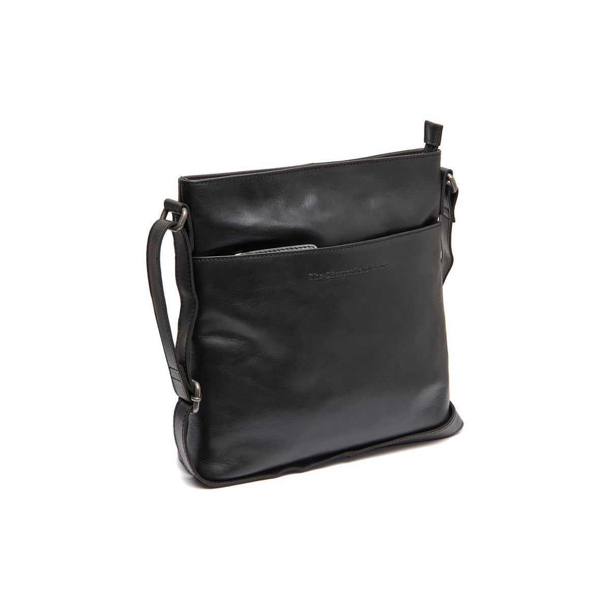 Lunton Full-Grain Leather Crossbody Bag til Kvinder in Classic 100% Full-Grain Leather - Full Exterior Front Profile View | Buy Online