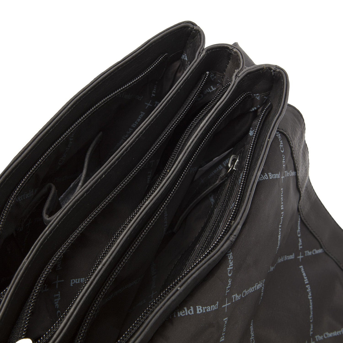 Classic 100% Full-Grain leather Bag - Bagfra med forstærkede læderremme og syninger