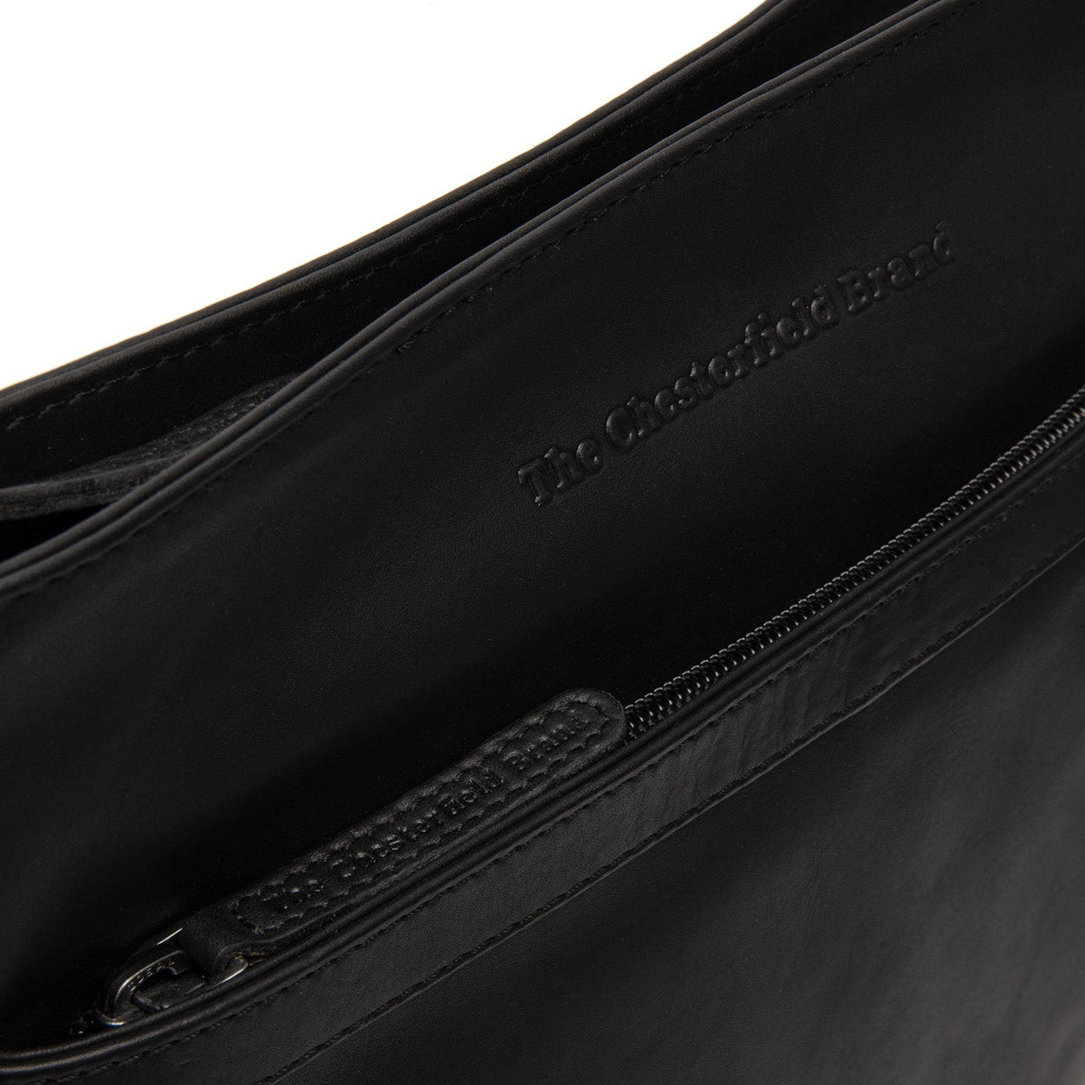 Classic 100% Full-Grain leather Bag - Bagfra med forstærkede læderremme og syninger
