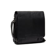 Raphael Full-Grain Leather Crossbody Bag til Mænd in Classic 100% Full-Grain Leather - Full Exterior Front Profile View | Buy Online