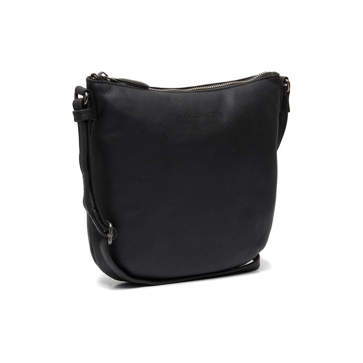 Redding Full-Grain Leather Crossbody Bag til Kvinder in Red 100% Full-Grain Leather - Full Exterior Front Profile View | Buy Online