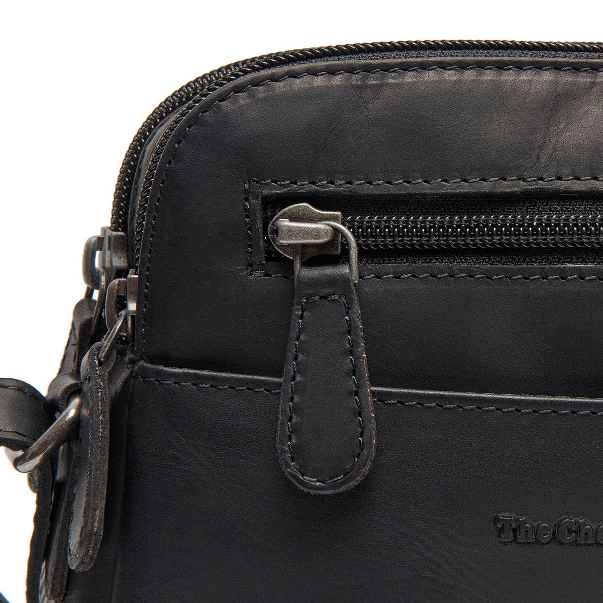 
Classic 100% Full-Grain leather Bag - Bagfra med forstærkede læderremme og syninger