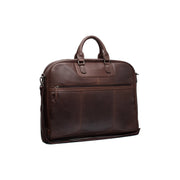 
Leather Garment Bag Josh i klassisk 100% kernelæder - Forfra med skræddersyet silhuet | Køb online