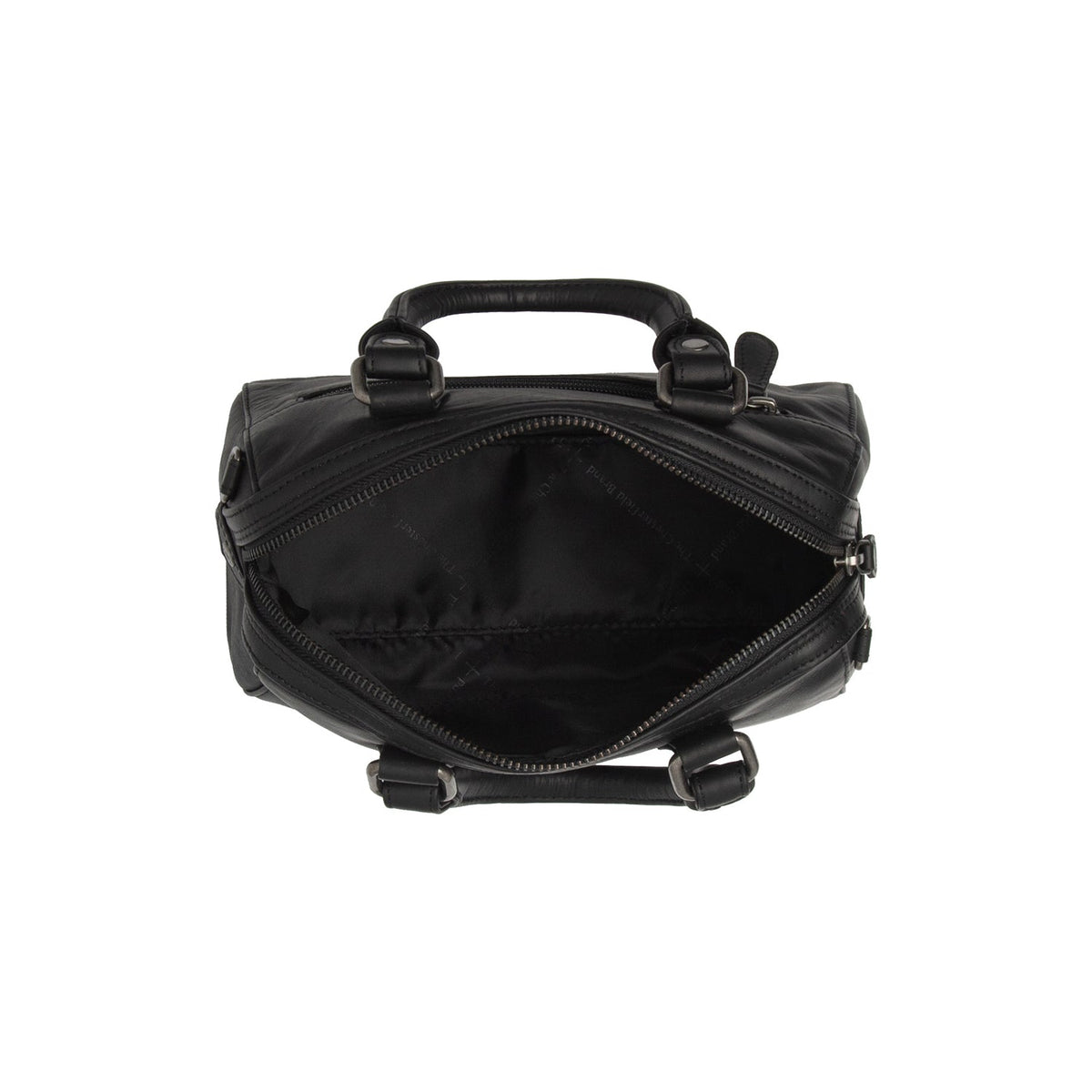 Dalford Full-Grain Leather Handbag til Kvinder - Lateral Side Profile View Showing Sleeve Cut &amp; Athletic Taper Fit