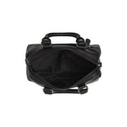 Dalford Full-Grain Leather Handbag til Kvinder - Lateral Side Profile View Showing Sleeve Cut &amp; Athletic Taper Fit