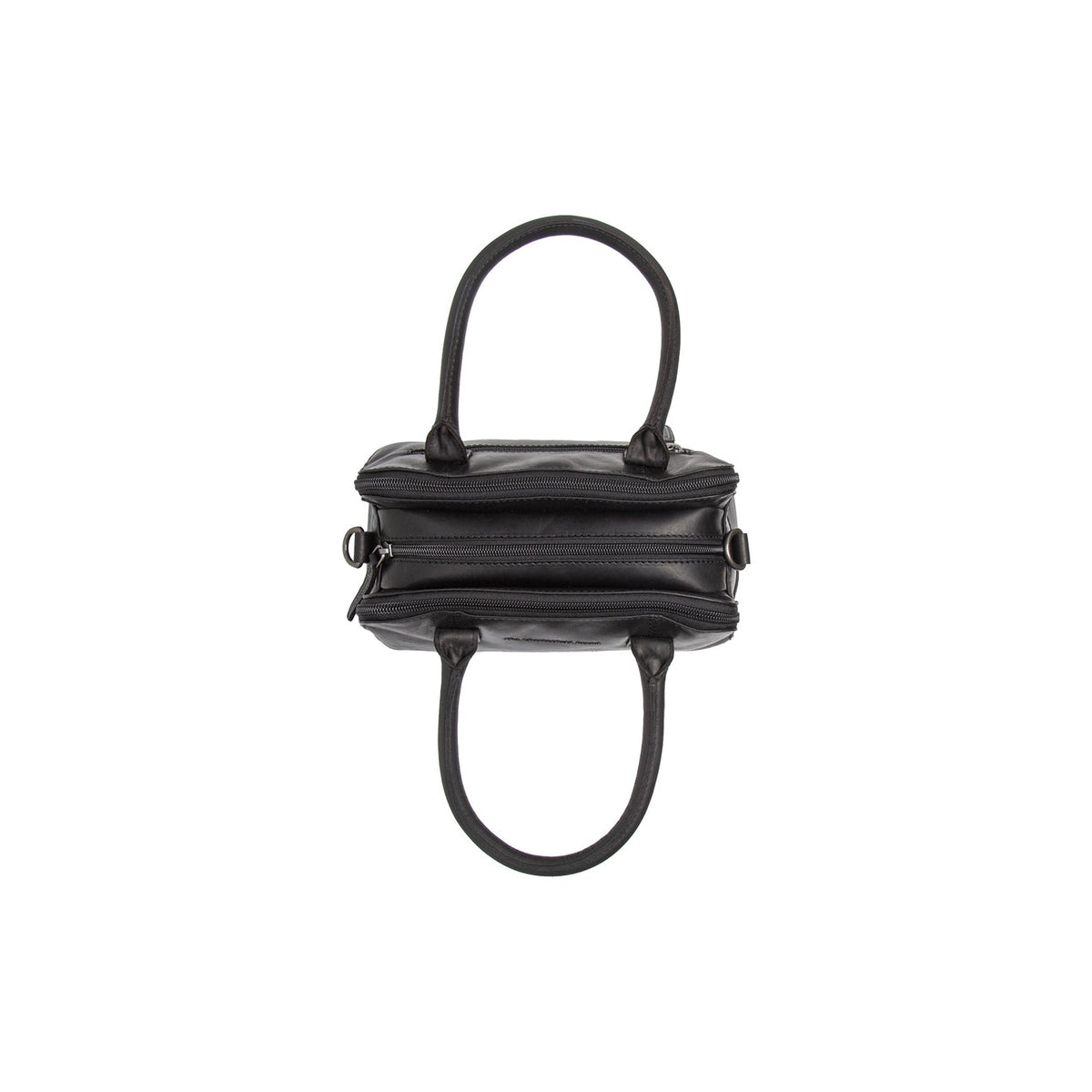 Ezra Full-Grain Leather Handbag til Kvinder - Lateral Side Profile View Showing Sleeve Cut &amp; Athletic Taper Fit