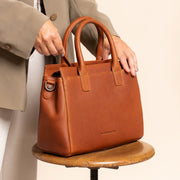 Garda Full-Grain Leather Handbag til Kvinder – alternate product view 2