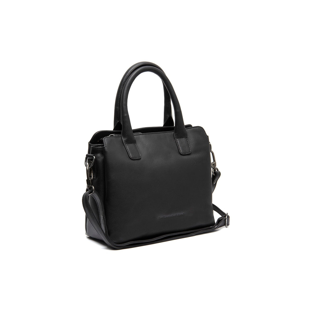 Hermosa Narvlæder Handbag in Classic 100% Full-Grain Leather - Front Profile View &amp; Tailored Silhouette | Buy Online
