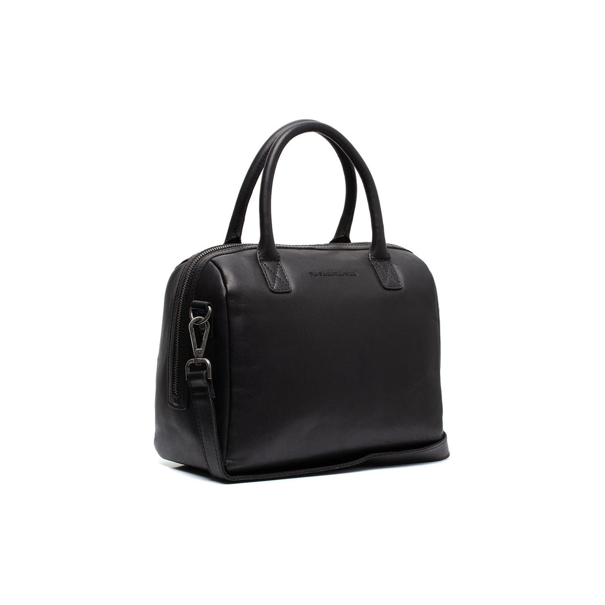 Langton Full-Grain Leather Handbag til Kvinder in Classic 100% Full-Grain Leather - Front Profile View &amp; Tailored Silhouette | Buy Online